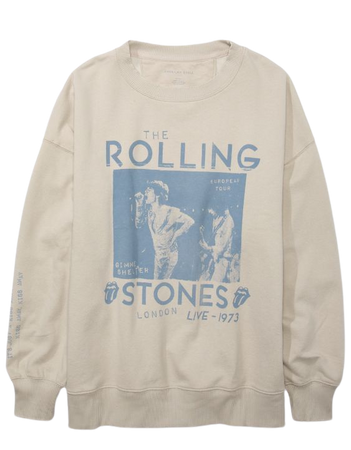 AE Oversized Rolling Stones Sweatshirt