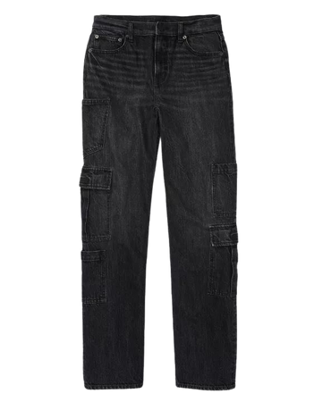 AE Super High-Waisted Baggy Straight Cargo Jean
