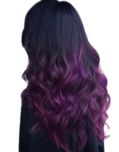 black and purple hair ombre - Google Search
