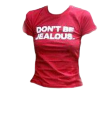 Don't be jealous Paris Hilton t-shirt baby tee