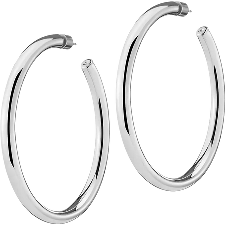 Shop Jennifer Fisher Michelle 10K-Gold-Plated Hoop Earrings | Saks Fifth Avenue