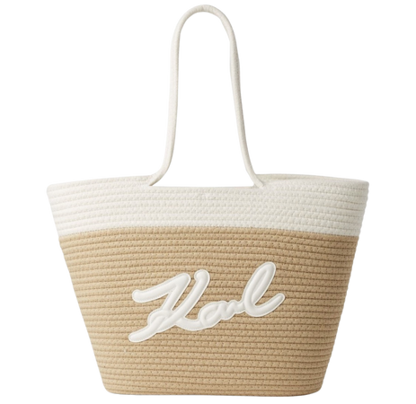 Karl Lagerfirleld K/signature beach basket