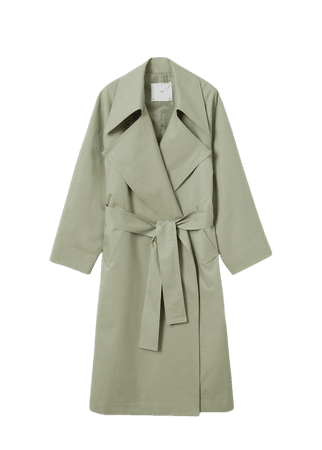 Oversize water-repellent trench coat - Women | Mango USA