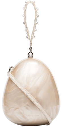 Simone Rocha Pearl Egg Bracelet Bag BAG70B0773 Neutral | Farfetch