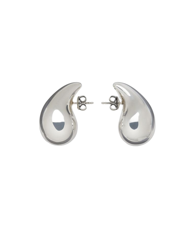 Bottega Veneta Women's Drop Earrings in Silver. Shop online now.