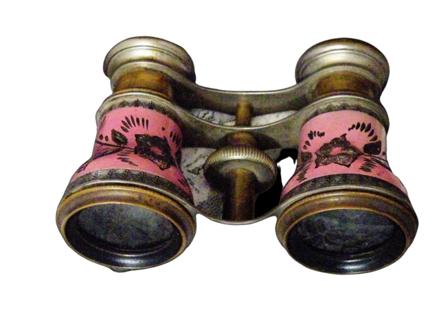 antique pink opera glasses music accessories