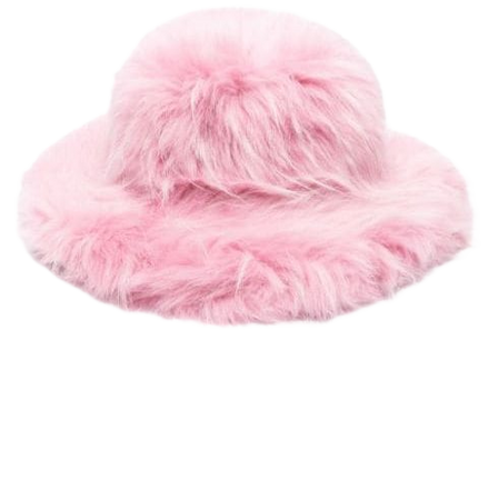 MSGM faux-fur brushed-effect Bucket Hat - Farfetch