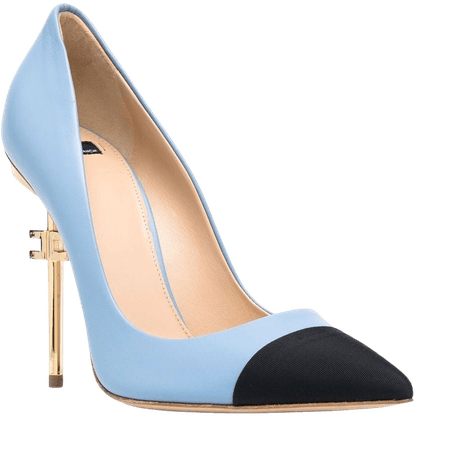 Elisabetta Franchi 110mm two-tone sculpted heel pumps