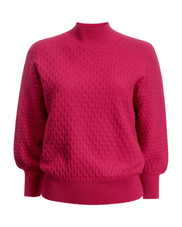 Stitch detail chunky knit jumper - Bright Pink | Sweaters | Ted Baker