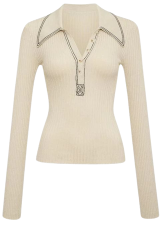 Equestrian Knit Top | Ivory – Rumored