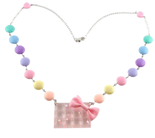 pastel necklace