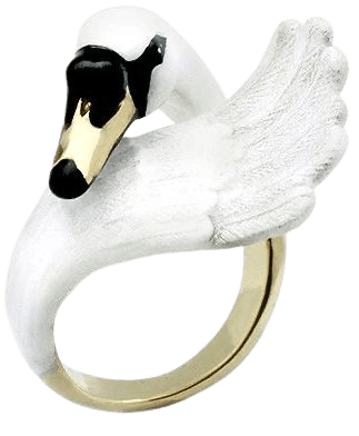 GOODAFTERNINE Swan Ring