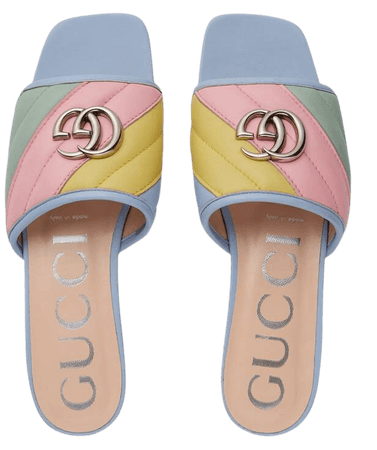 Pastel Gucci Sandal Slides