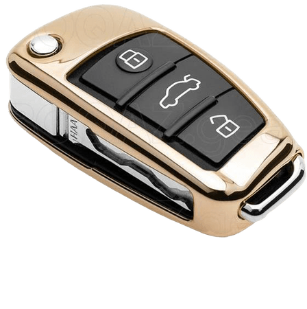 BOQAZ. // Audi Sleutel Cover – Chroom / Chrome sleutelhoesje - BOQAZ.
