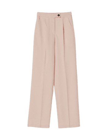 Wide-leg pants with pockets - Pants - Woman | Bershka