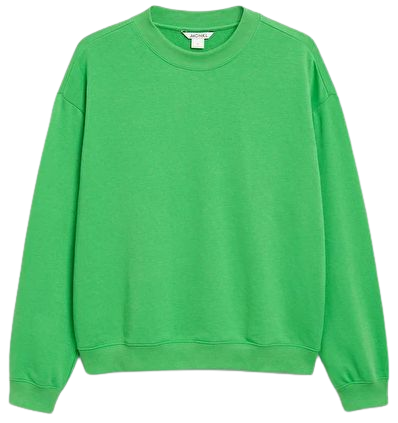 Green loose fit sweater - Green - Monki WW