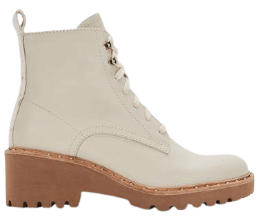HINTO BOOTS IN IVORY LEATHER – Dolce Vita