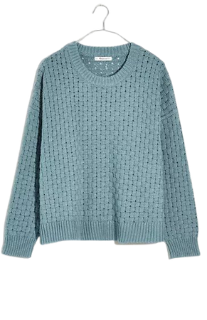 Basketweave-Stitch Sweater