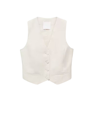 Suit vest with buttons - Women | Mango USA