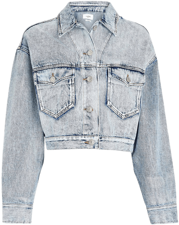 Isabel Marant Étoile Tadia Cropped Denim Jacket | INTERMIX®
