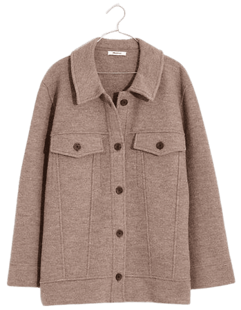 Boiled Wool Bridgman Sweater-Jacket