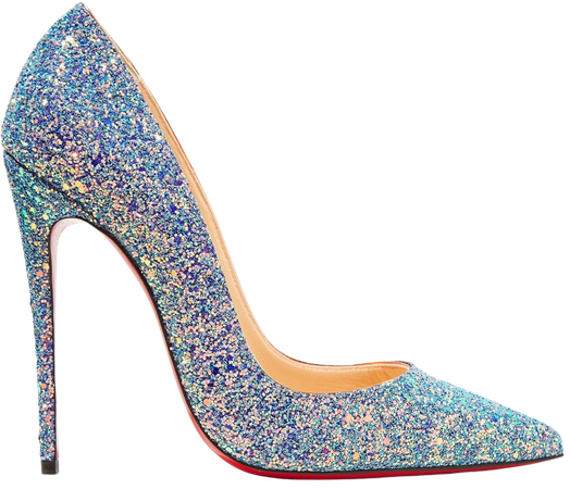 Blue So Kate Dragonfly 120 glittered leather pumps | Christian Louboutin | NET-A-PORTER