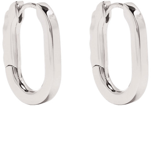 Shop Maria Black Woods hoop earrings with Express Delivery - FARFETCH