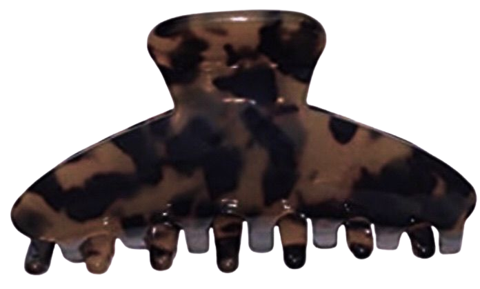 dark brown 90s claw clip