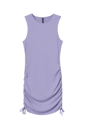 Ribbed Jersey Dress - Light purple - Ladies | H&M US