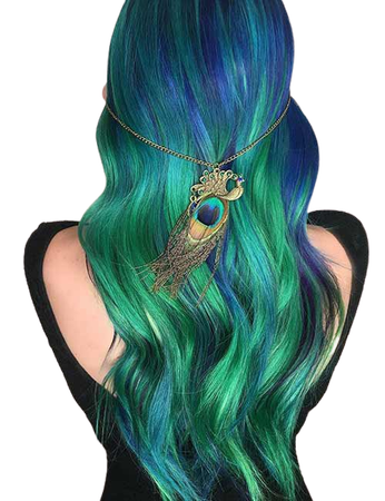 blue and green hair - Google Search