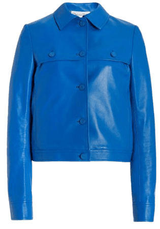 Leather Jacket By Oscar De La Renta | Moda Operandi