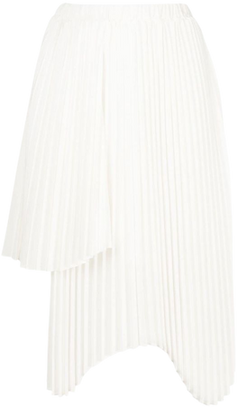 b+ab Asymmetric Pleated Skirt - Farfetch