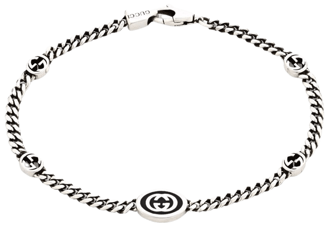 Gucci Interlocking G Thin Bracelet - Farfetch