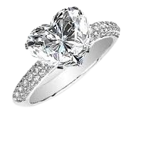 heart diamond ring