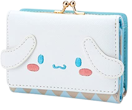 Amazon.com: YXCSELL Cute Fashionable Cartoon Character Small Wallet Short Ladies Girls Purses Leather Trifold Wallets Money Bag, Blue : Clothing, Shoes & Jewelry