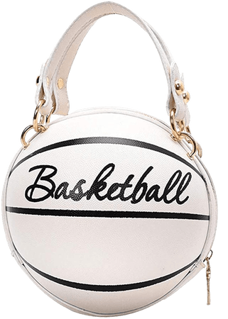 Amazon.com: Molodo Girls Small Round Basketball Shaped Crossbody Bag Fashion PU Leather Mini Tote Bag Purse For Women: Clothing