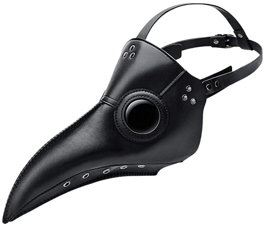 Amazon.com: plague doctor mask bird beak mask Latex long nose cosplay steampunk scary mask for halloween costume props black gas costume leather material gothic cosplay retro steampunk for adults woman men kids cloak decoration supplies: Clothing