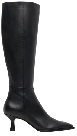 AUGGIE BOOTS BLACK LEATHER – Dolce Vita
