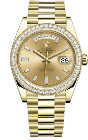 Rolex Day-Date 40 Watch: 18 ct yellow gold - M228348RBR-0002