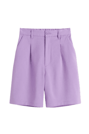 Bermuda Shorts - Purple - Ladies | H&M US
