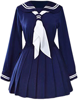 amazon.com Amazon.com: Classic Japanese School Girls Sailor Dress Shirts Uniform Anime Cosplay Costumes with Socks Set(Navy)(Plus Size = Asia 5XL)(SSF07NV): Gateway | ShopLook