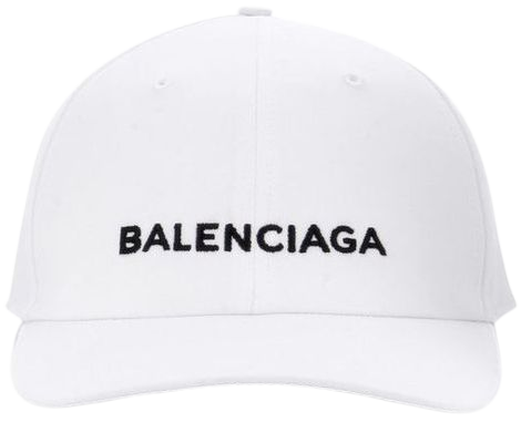 White Balenciaga Hat