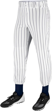 Amazon.com : CHAMPRO Boys' Triple Crown Pinstripe Polyester Baseball Pants : Sports & Outdoors