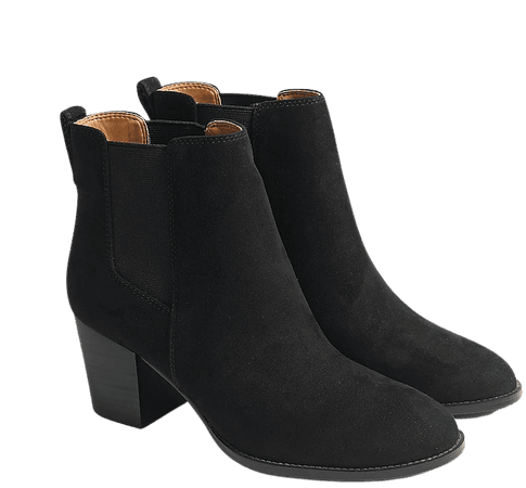 J.Crew Factory: Rory Microsuede Heeled Boots For Women