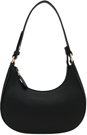 Small Crescent Shoulder Bag Under the Arm Purse (Black): Handbags: Amazon.com