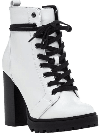 Black & White Ankle Boots