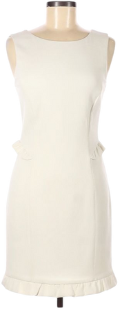 Emilio Pucci White Career pinafore retro girly 60s  Dress Size 6 - 85% off | thredUP