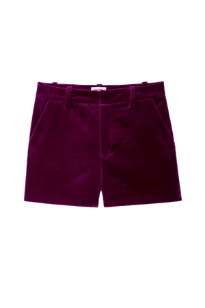 Pink Velvet Shorts - shorts women | Zadig&Voltaire