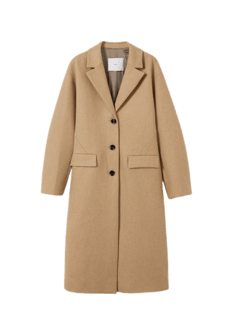 Oversize wool coat - Women | Mango USA