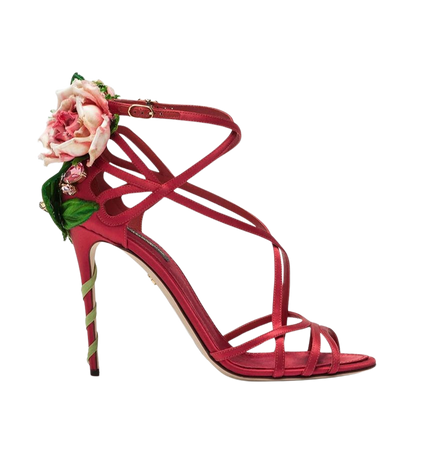 red pink sandals heels
